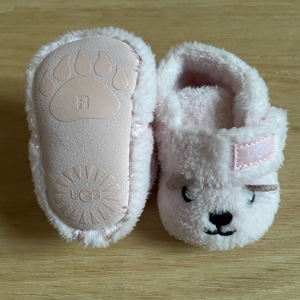 Pink Baby Ugg Shoes, 0-6 Months